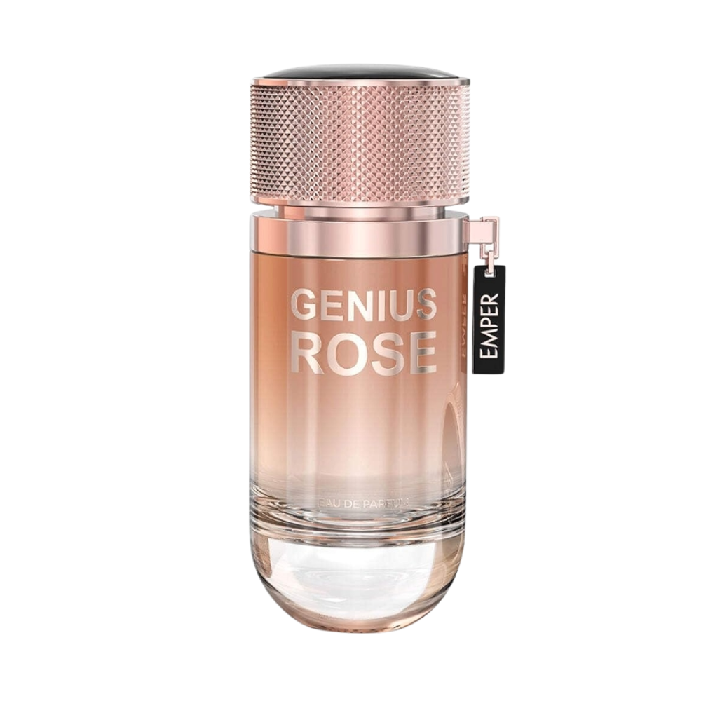 Bottle only of Emper Genius Rose 100 ml Eau de Parfum (no packaging)