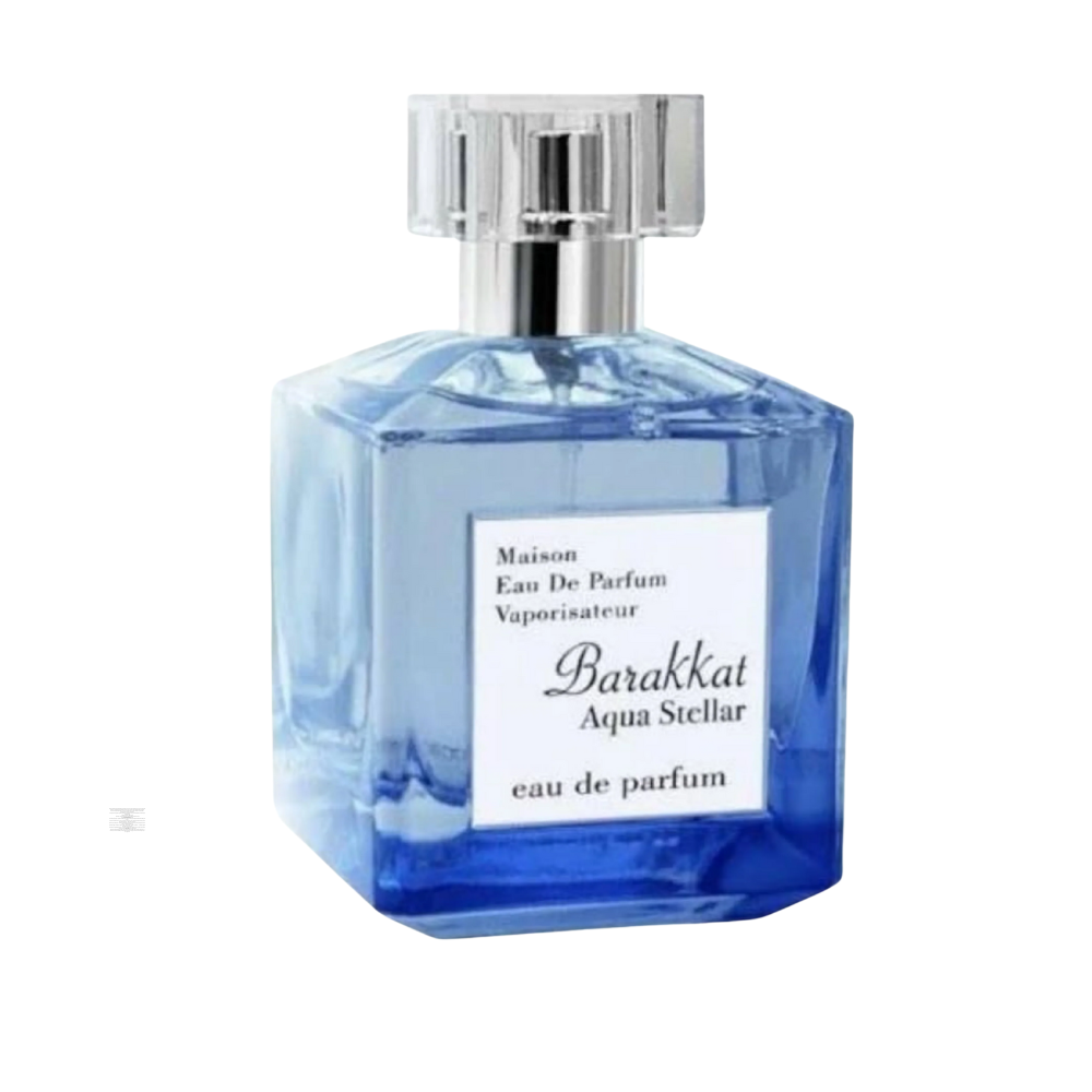 Bottle only of Fragrance World Barakkat Aqua Stellar 100 ml Eau de Parfum (no packaging)