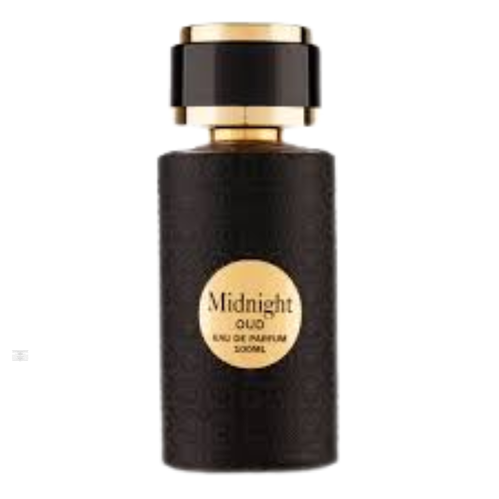 Bottle only of Fragrance World Midnight Oud 100 ml Eau de Parfum (no packaging)