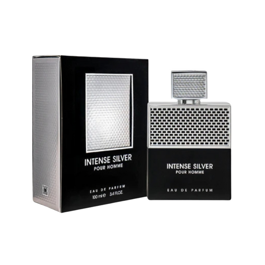 Fragrance World Intense Silver Pour Homme Eau De Parfum - 100ml