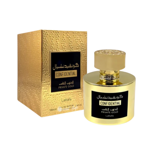 Lattafa Confidential Gold Eau de Parfum - 100ml
