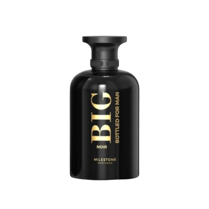 Bottle only of Big Noir Bottled Milestone For Man 100ml Eau de Parfum bottle