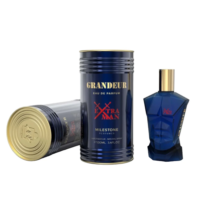 Milestone Perfumes Grandeur Extra Man 100 ml Eau De Parfum with can packaging